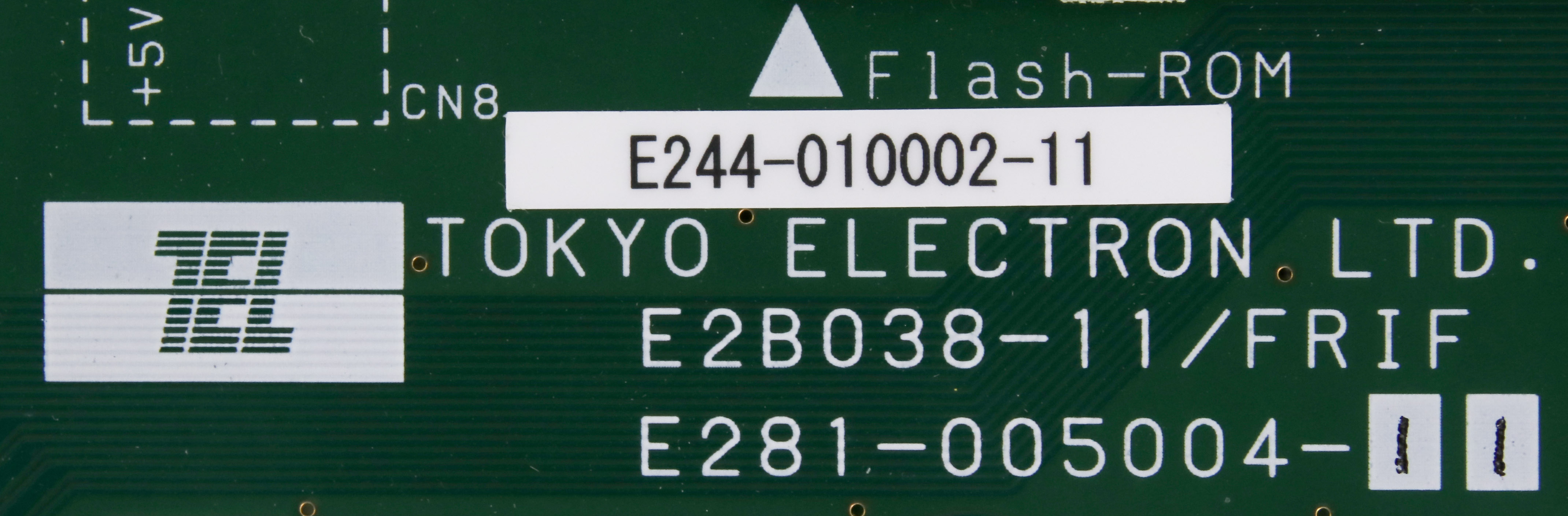 11358 TOKYO ELECTRON PCB FLASH-ROM,E2B038-11/FRIF,E244-010002-11
